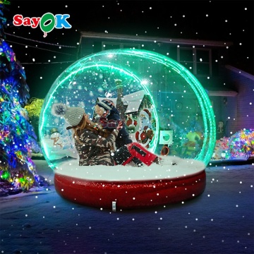 Giant Inflatable Snowglobe: Sayok Flame Retardant PVC Snowball Photo Booth