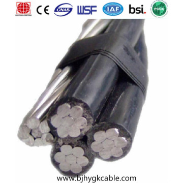 Cable ABC AEKS aéreos agrupados xlpe cables de aluminio