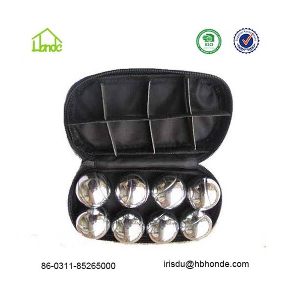 73mm Mini Bocce Ball with Black Nylon Bag