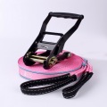 2" Black Plastic Easy Handle 6600LBS Factory Slackline Shoes