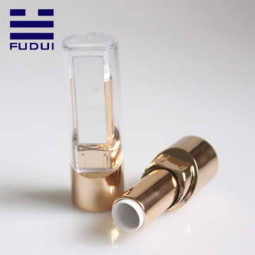 Transparent cap empty plastic cosmetic lip tube package