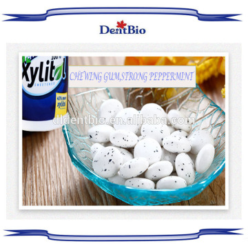 Chewing gum strong peppermint chewing gum