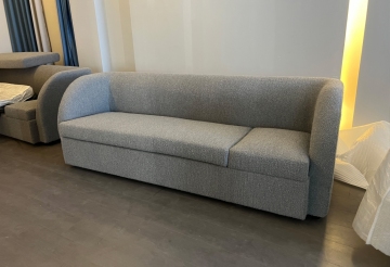 Modern Convertible Sofa Bed with Hidden Foldable Mattress