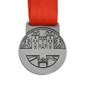 Design Round Shape Silver Running Medals and Awrads