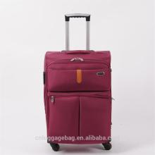 20 inch 1680D nylon best hard side four wheels carry-on suitcase