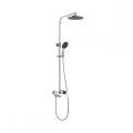 Chrome Rainshower Shower Suit with Handshower Shower Heads