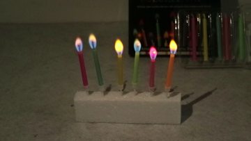 Birthday Party Decoration Stick Color Flame Candles