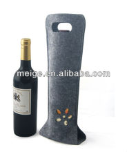 Promotional wine bag/Lates wine bag/craft felt wine bag