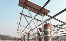 Solar Ground Mounting Bracket Steel Solar Ground Bracket