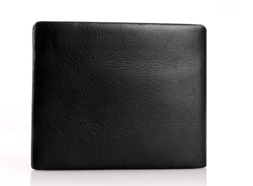 Hot selling men's leather double fold wallet