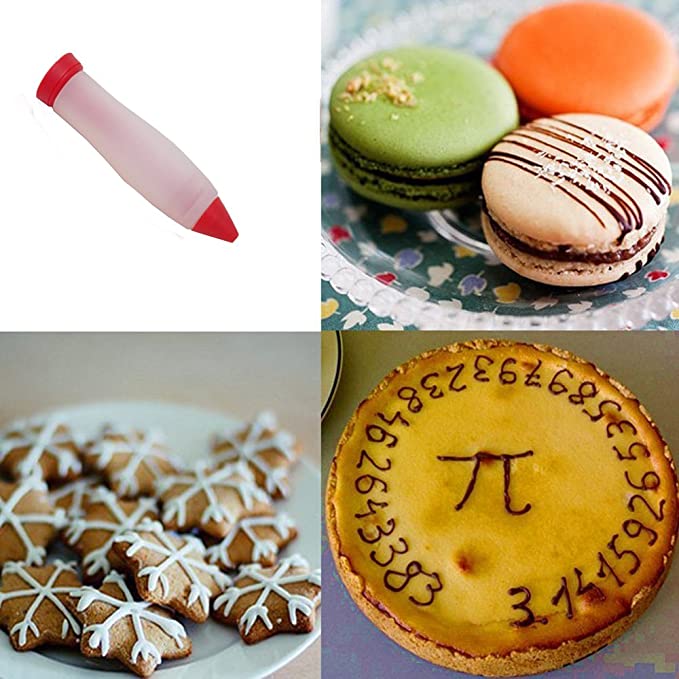Silicone Food Writing Pen Cake Cookie Cream Pastry Chocolate Decorating Pen DIY Personalized Cake