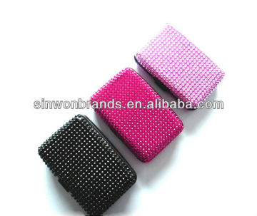 diamonds Aluminum Metal Wallet