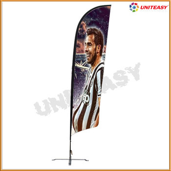 outdoor flying banners stand