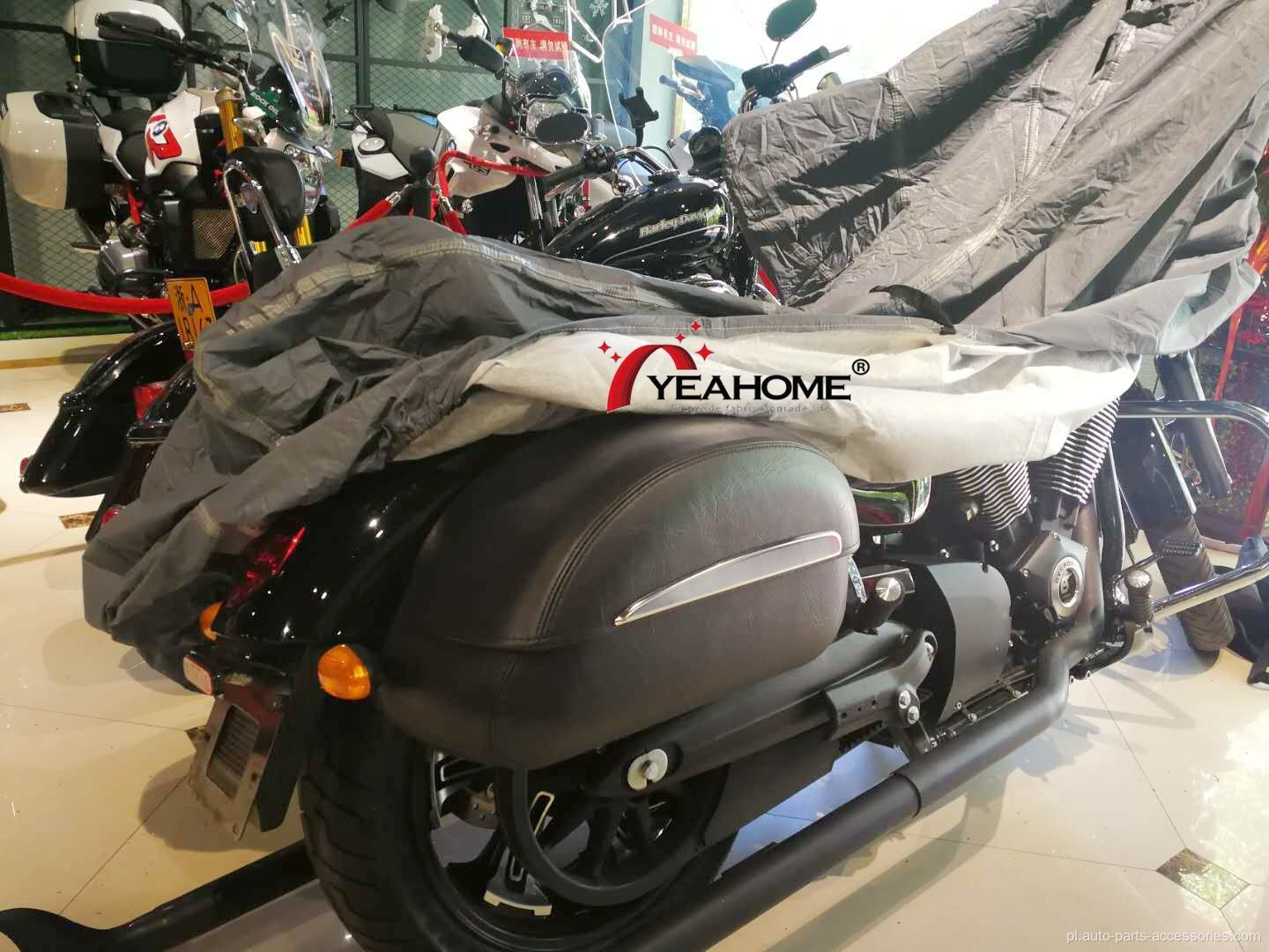 PVC bawełniana pokrywa motocykla przeciwprolutowa