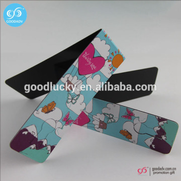 customized shape magnetic folding bookmark hot sale magnetic bookmark