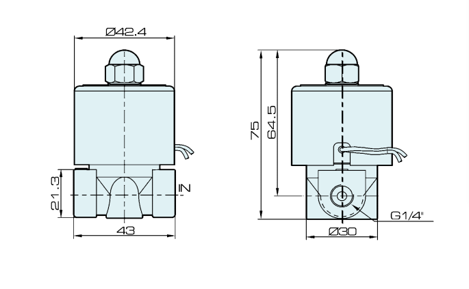 1/4'' UD-8 Uni-D Type Solenoid Water Valves