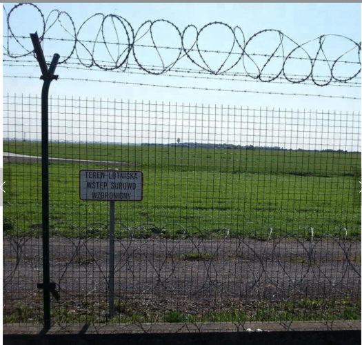 Custom-Made Airport Crashes Through Fence