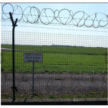 Custom-Made Airport Crashes Through Fence