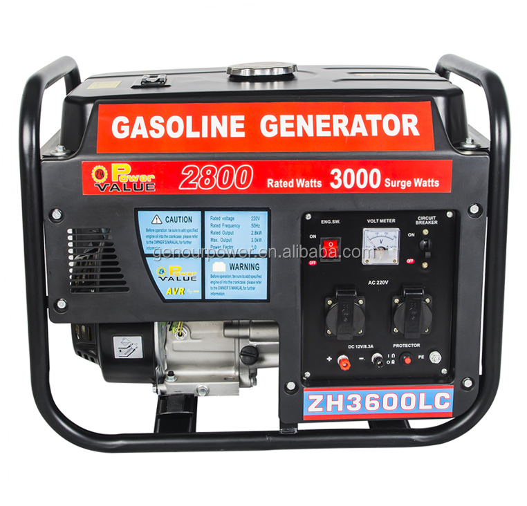 Portable 3KW Natural Gas Generator for Home Appliance