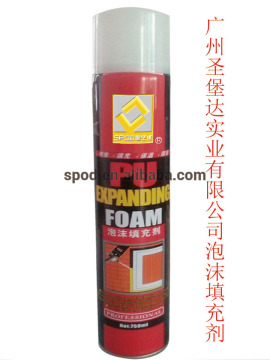 Good expanding and filling capacities polyurethane foam