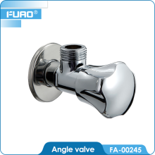 FUAO Modern Polished Chrome Plated Brass Angle Stop Valve