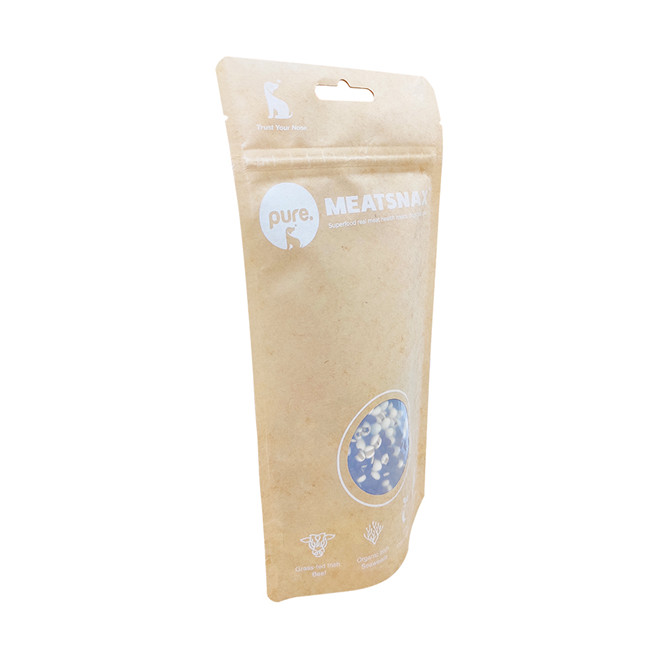 قف في Kraft Paper Dog Food Bage Compostable