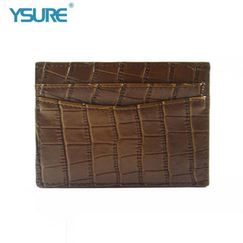 Ysure Promotions Leather Business Credit Card Holder