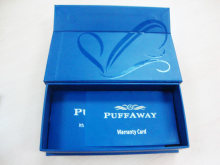 Blue Magnetic Paper Box With Spot UV