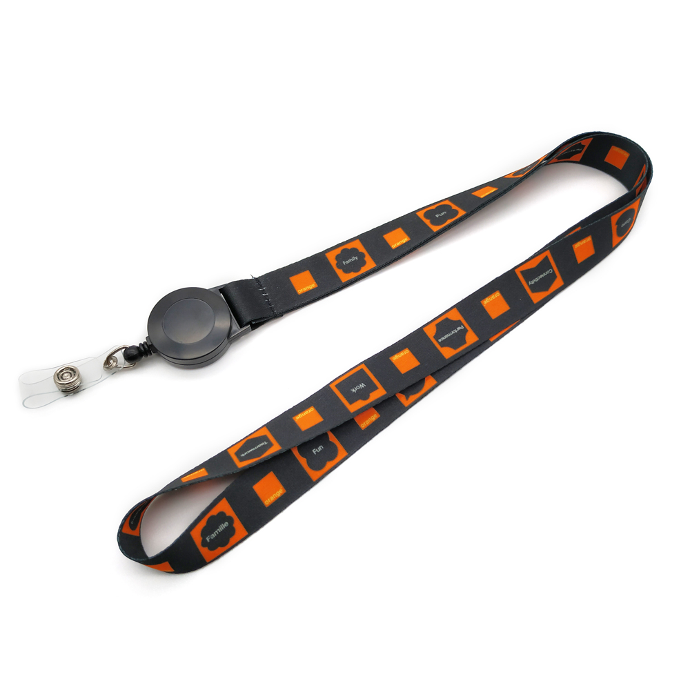Customizable Logo Polyester Lanyard Customizable Logo Polyester Lanyard