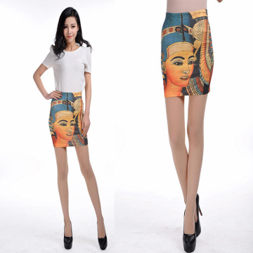 Cheap New Seamless Printed Mini Wrap Skirts Slim Sexy Was Thin Package Hip Skirt