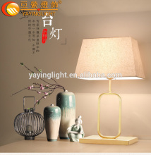 new design shade table lamp for young people, decorative brass table lamps desk light