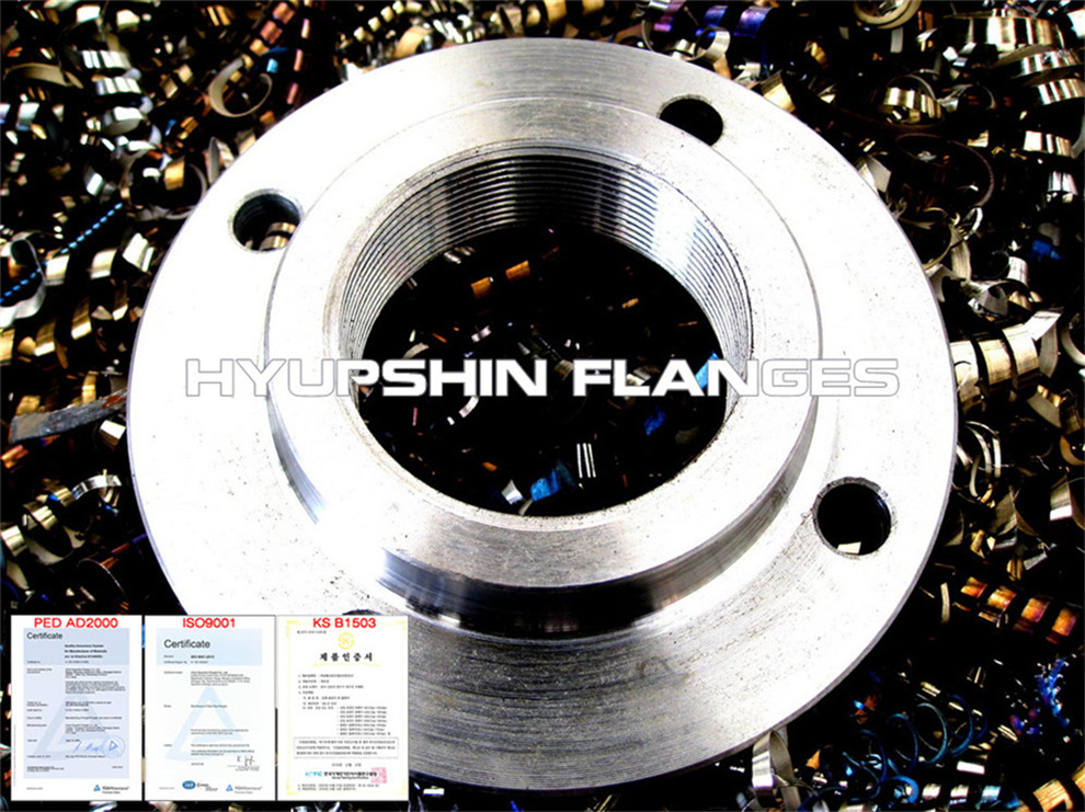 Flanges Hyupshin rosqueadas En1092 1 Din Pn16 Hyupshin Flanges Threaded En1092 1 Din Pn16
