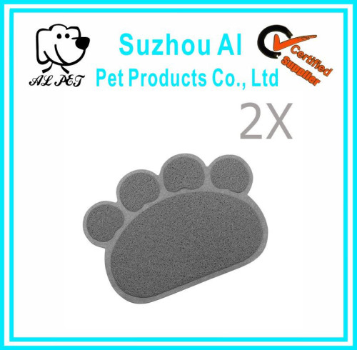 High Quality Eco-friendly PVC Paw Dog Food Mat