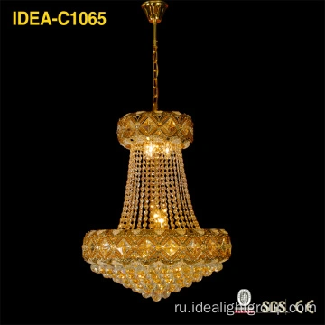 kitaj evropejskij tradicionnyj zheltyj kristall lyustra gostinaya lampa spalnya svetilnik sid nomer proizvoditeli
