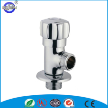 Two-way chrome plating hydraulic toile brass angle valve