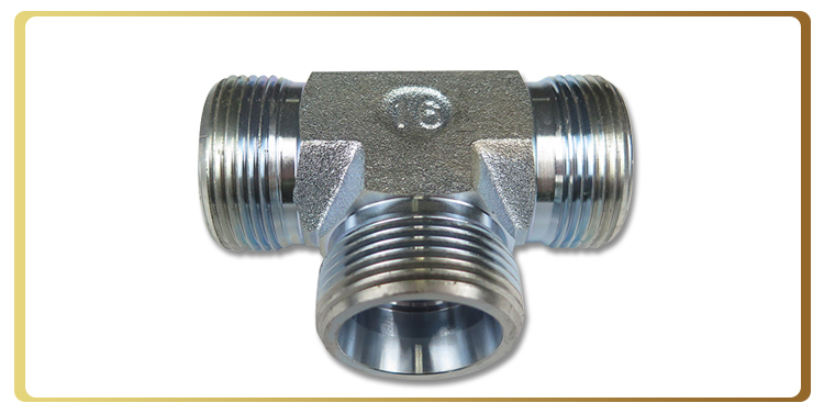 Metric Standpipe Straight Din 2353 Stainless Steel Material 45 Degree Hydraulic Flange Hose Fitting