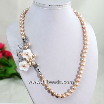 Freshwater pearl necklace wholesale FN0013