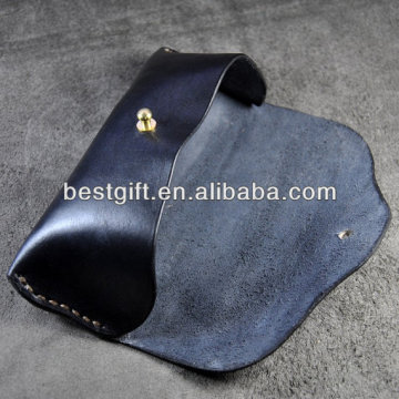 hot sale eyewear carrying cases, genuine leather glasses case