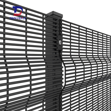 High Security Clear View Fence Panels for Airports and Railways