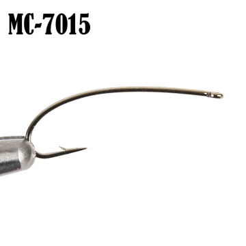 Carbon Steel Barbless Wet Fly Fishing Hooks for Tying