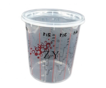 Factory Price Auto Mixing Cups Spray Plastic Paint Mixing Cup for Car Spray Painting