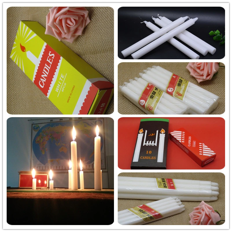 40g Ethiopia Household Light White Candle Box Packed