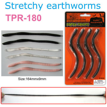 Child toys,TPR stretchy earthworms,plastic toys