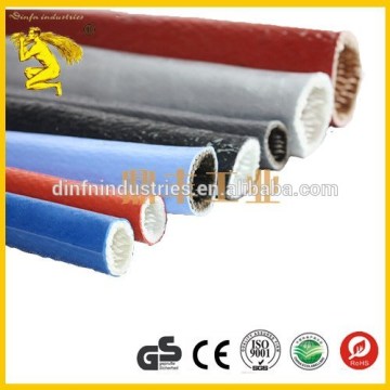 Silicone coated carbon fiber firesleeve resistant high temperature