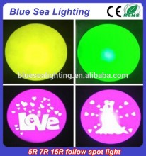 Hand operation 5R 7R 15R T show follow spot