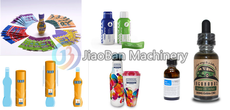 JB-TB200 Automatic wrap around labeling machine plastic glass bottle shrink sleeve labeler neckband sealing machine price