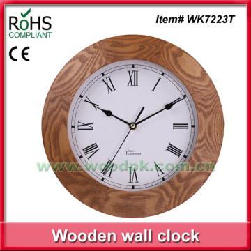 28.5cm 2013 gift articles quartz movement wood frame wall clock