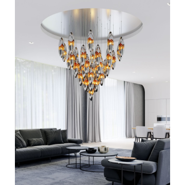 Lobby personnalisé Modern Decoration Chandelier Lighting