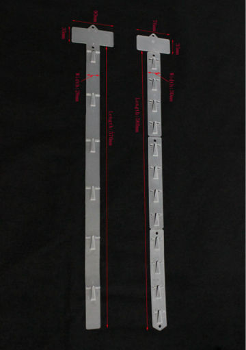 supermarket plastic hang strip for displaying