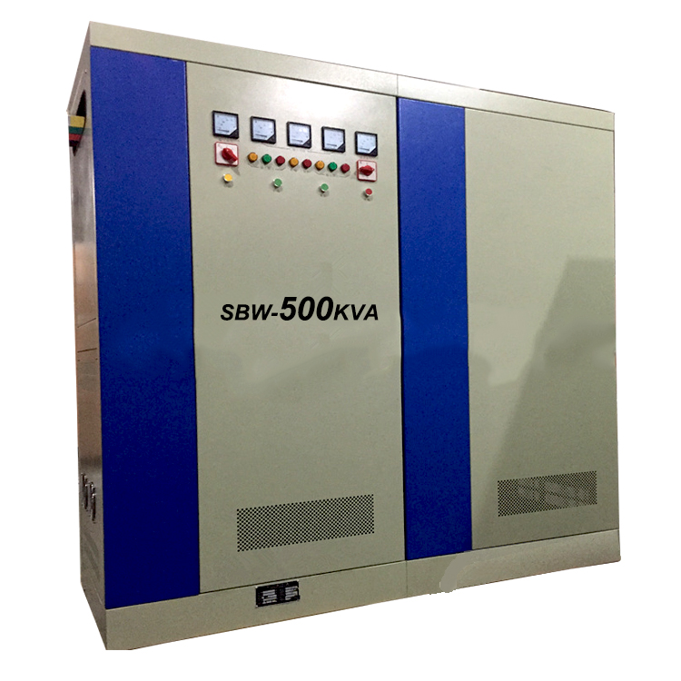 SBW Industrial SBW 500KVA 600KVA 3 Phase 380VAC Automatic Voltage Regulator